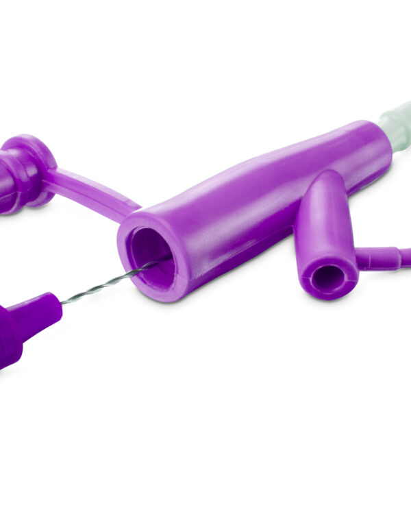 Sonda transpilórica con lastre y mandril
